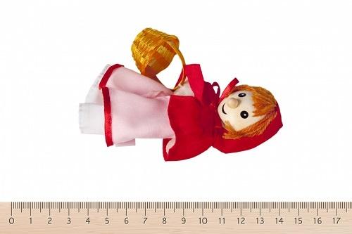 Набір ляльок для пальчикового театру Goki Червона шапочка, 5 шт. (51898G) - фото 3