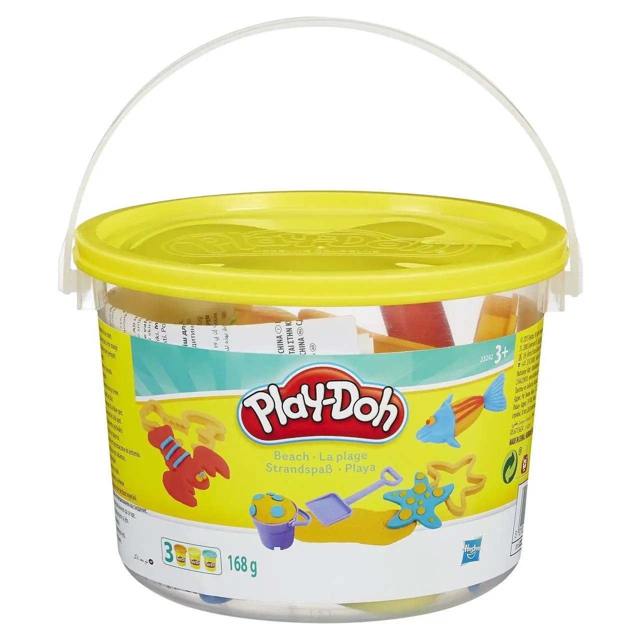 Набір пластиліну Hasbro Play-Doh, Відерце, Пляж (23242) - фото 1