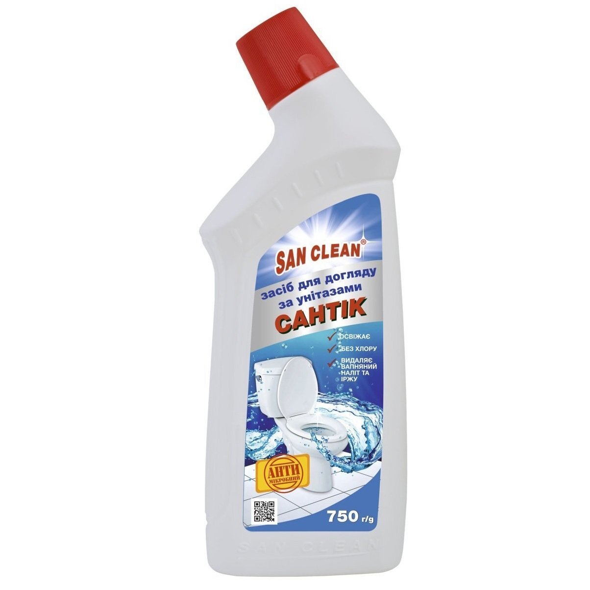 Чистящее средство для унитазов San Clean Сантик Морской, 750 г - фото 1