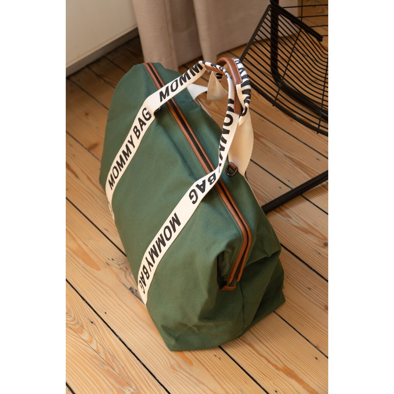 Сумка Childhome Mommy bag Signature - Canvas Green, зеленая (CWMBBSCGR) - фото 14