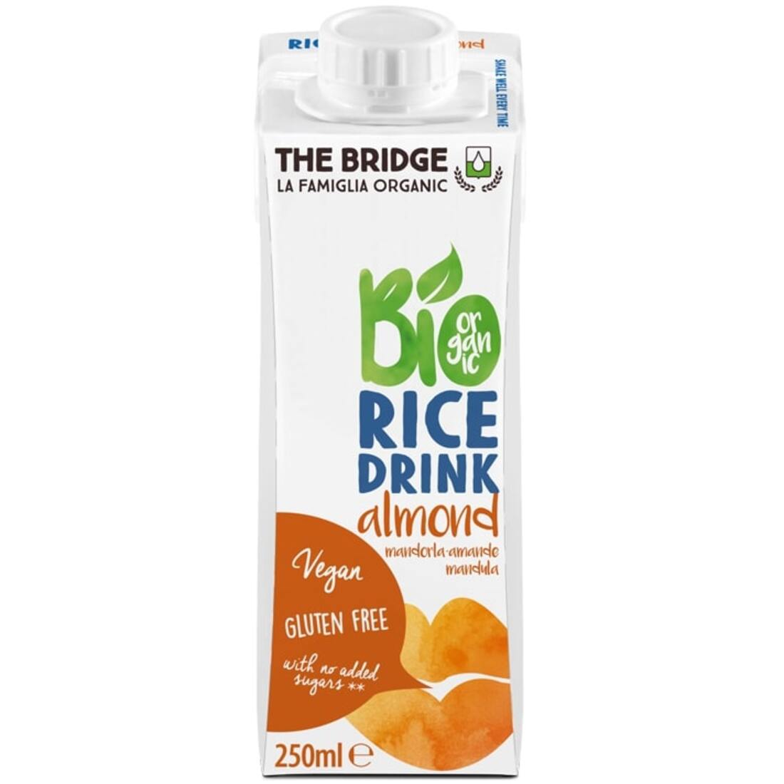 Органический рисовый напиток The Bridge с миндалем 250 мл - фото 1