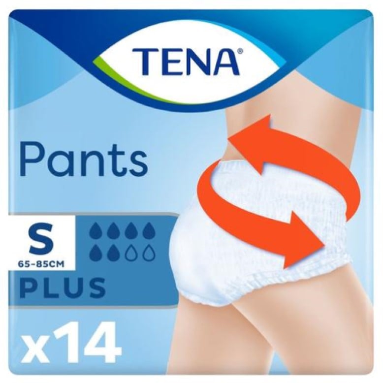 Трусы-подгузники для взрослых Tena Pants Plus, S, 14 шт. - фото 1