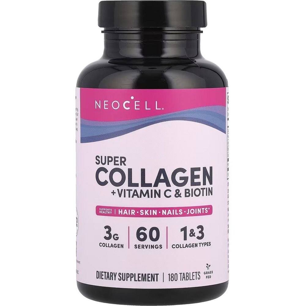 Колаген Neocell Super Collagen із вітаміном C та біотином 180 таблеток - фото 1