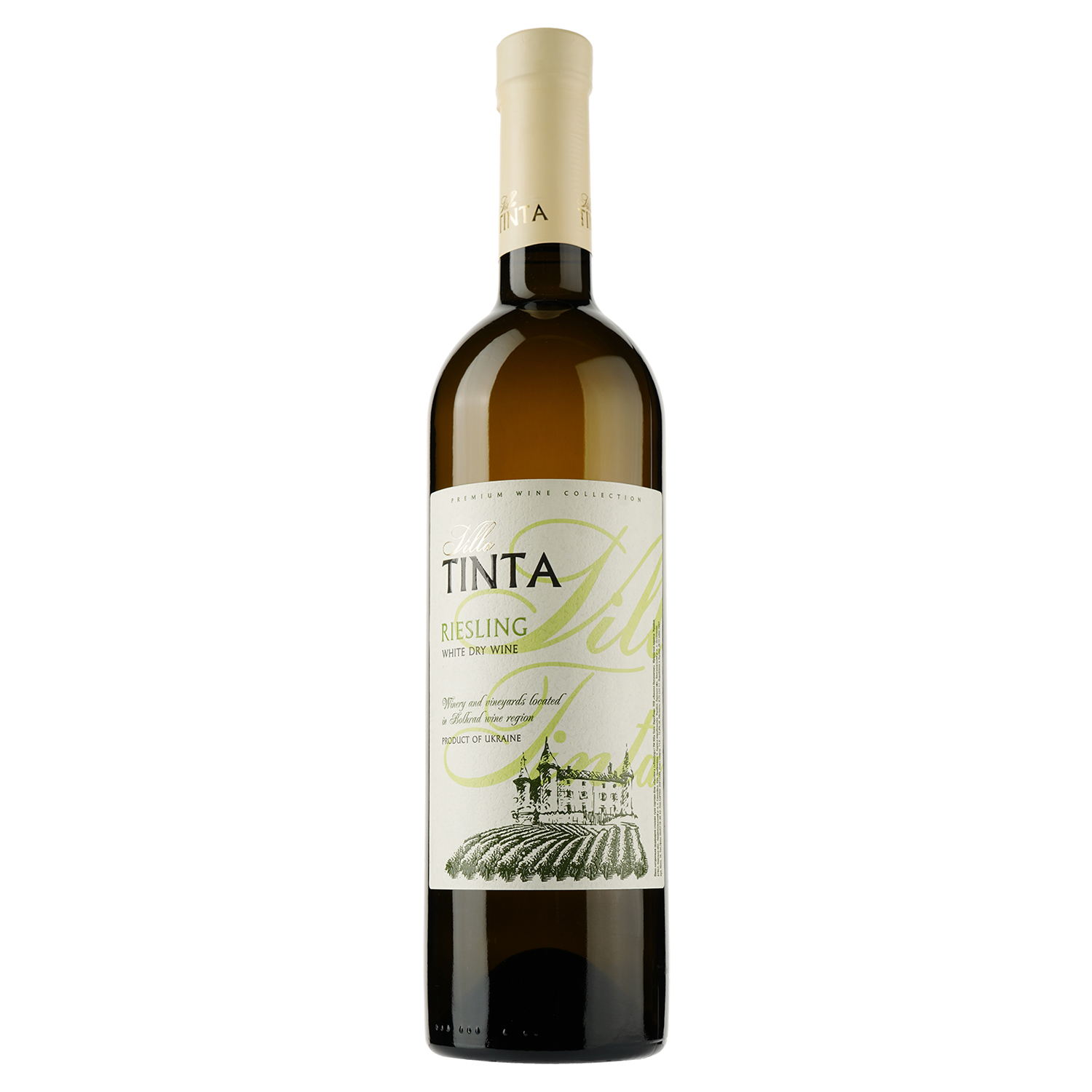 Вино Villa Tinta Riesling, белое, сухое, 11-12%, 0,75 л (8000018914814) - фото 1