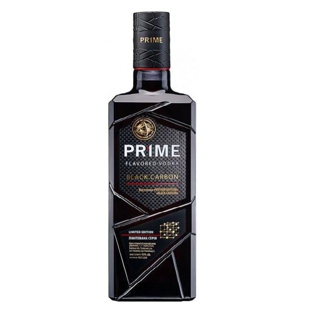 Горілка Prime Black Carbon, 40%, 0,5 л - фото 1