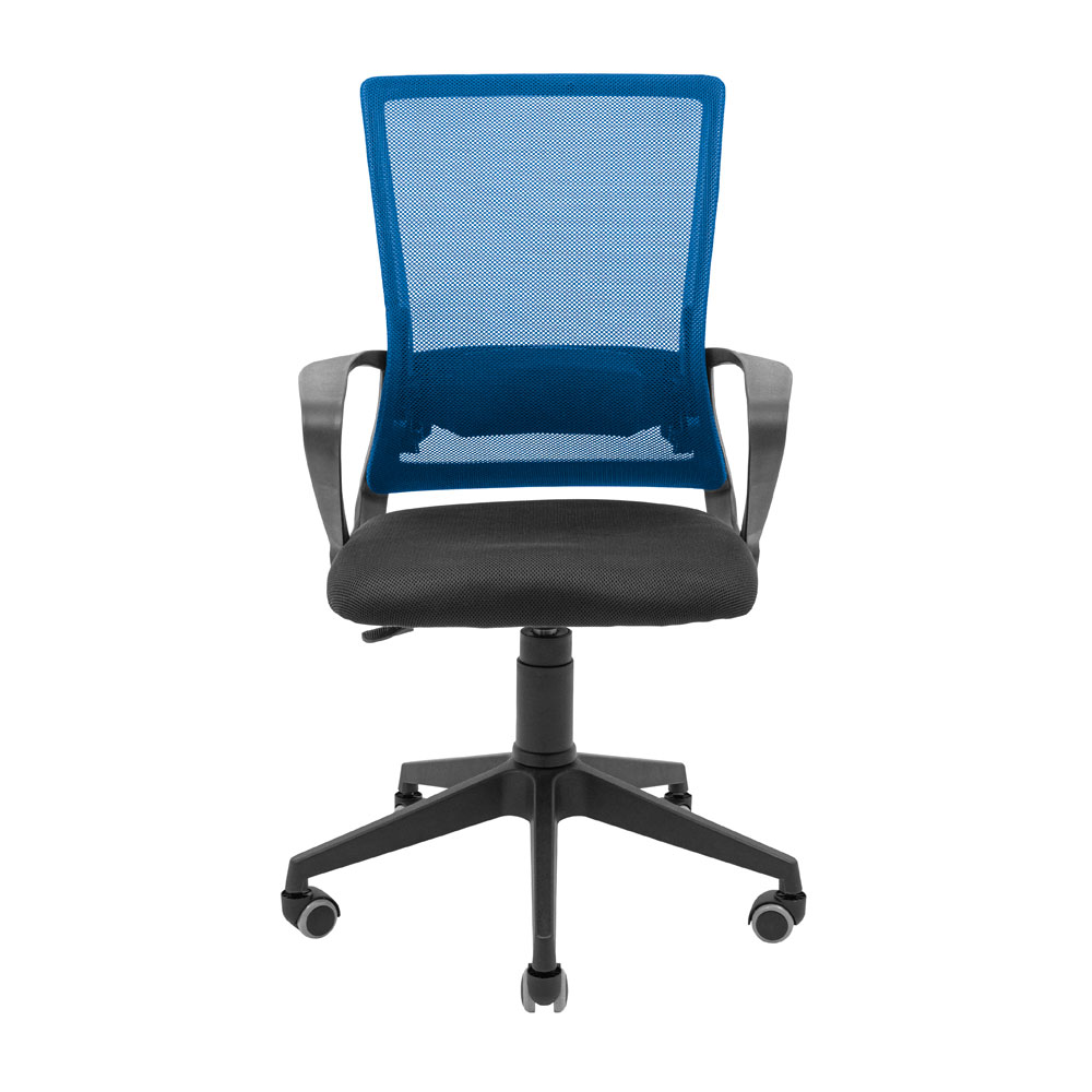 Кресло компьютерное Richman Робін Пластик Пиастра сетка черный + синий (RCM-1082) - фото 2