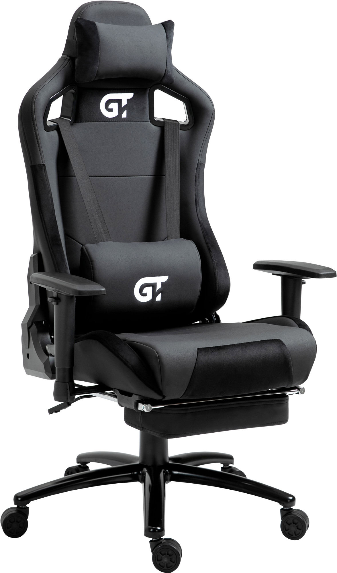 Геймерське крісло GT Racer чорне (X-5108 Black) - фото 3