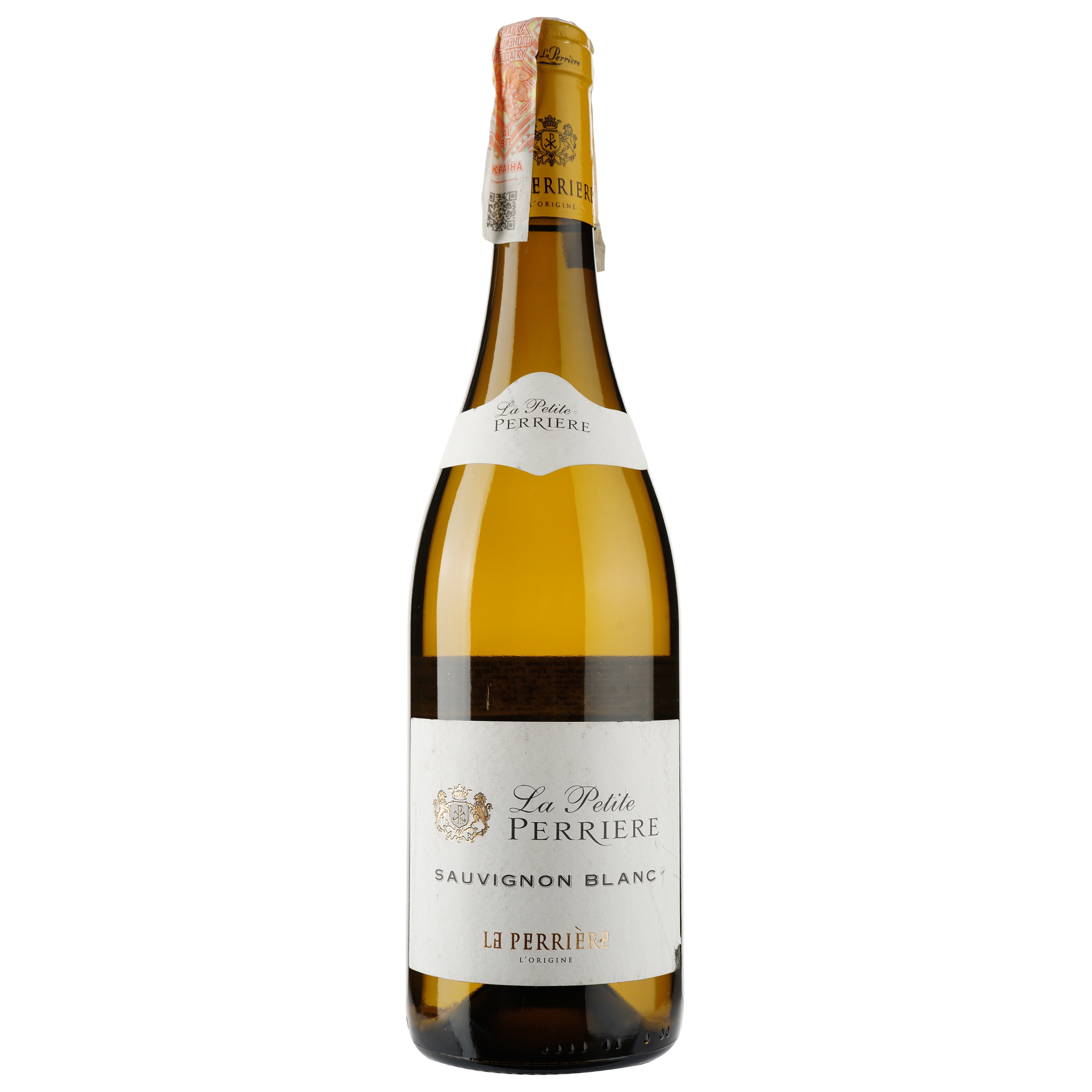 Вино La Petite Perriere Sauvignon, біле, сухе, 12,5%, 0,75 л - фото 1