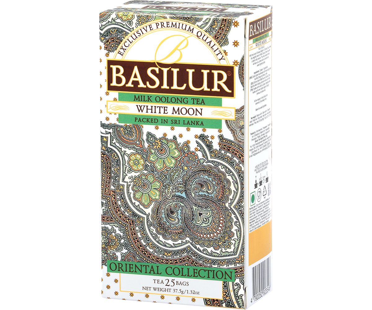 Чай зеленый Basilur Oriental White Moon, 37.5 г (25 шт. х 1.5 г) (878816) - фото 1