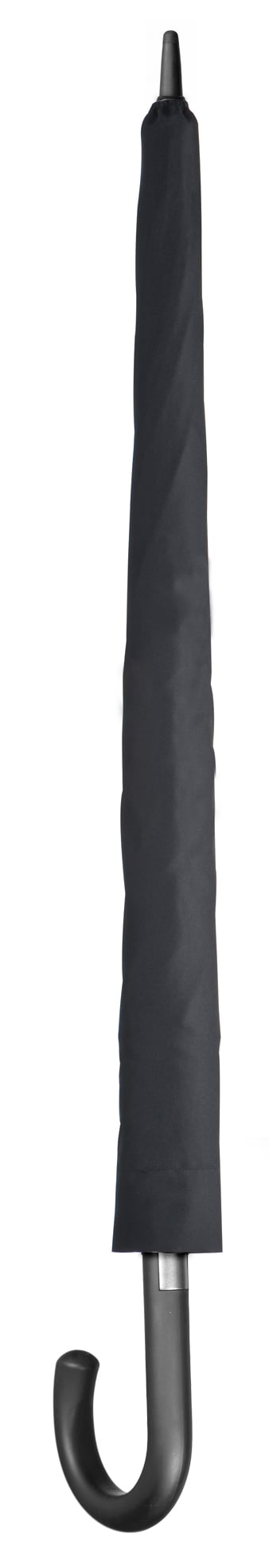 Зонт Bergamo, с карбоновым держателем, черный (2143103) - фото 2