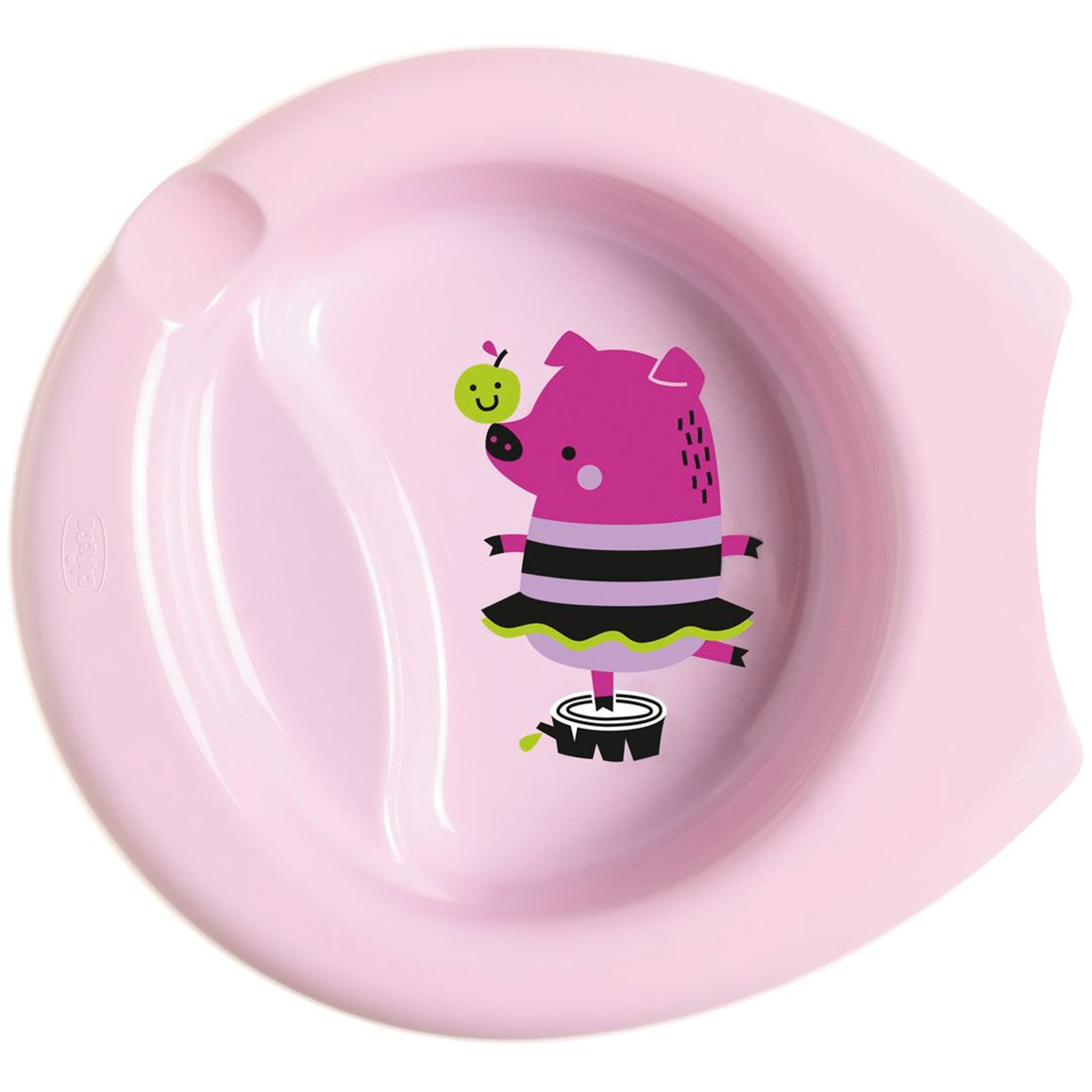 Тарелка Chicco Easy Feeding, 6м+, розовый (16001.40) - фото 1