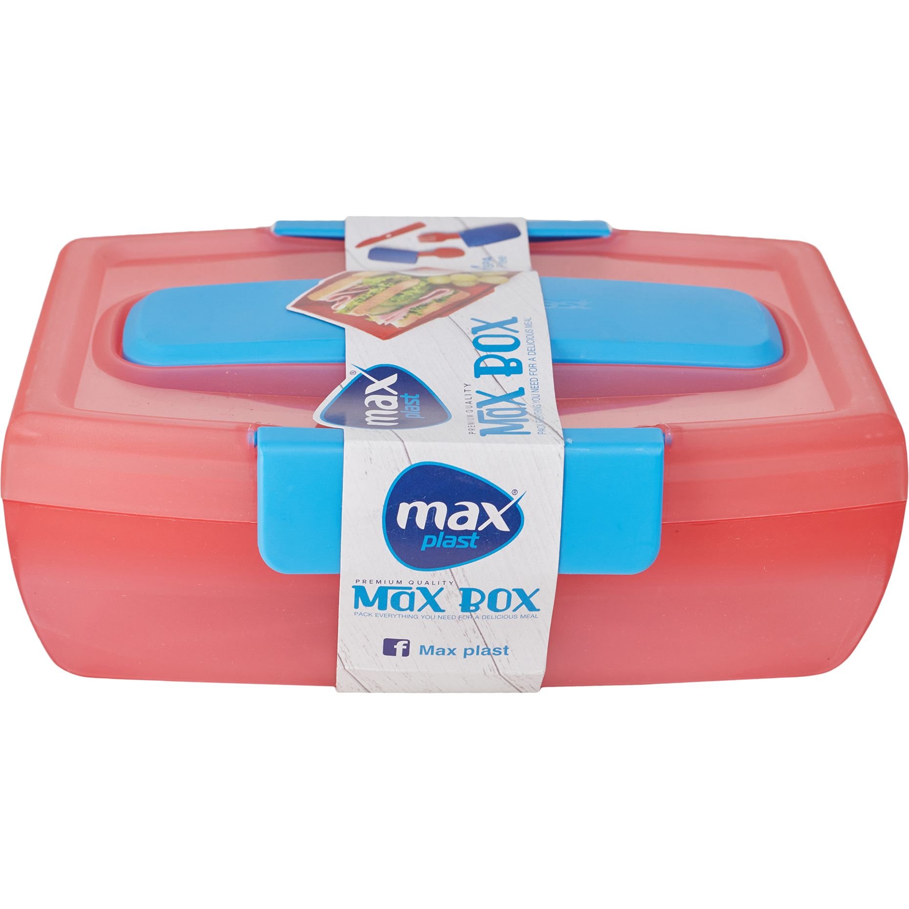 Ланч-бокс Max Plast Max Box з приборами 1.5 л - фото 2