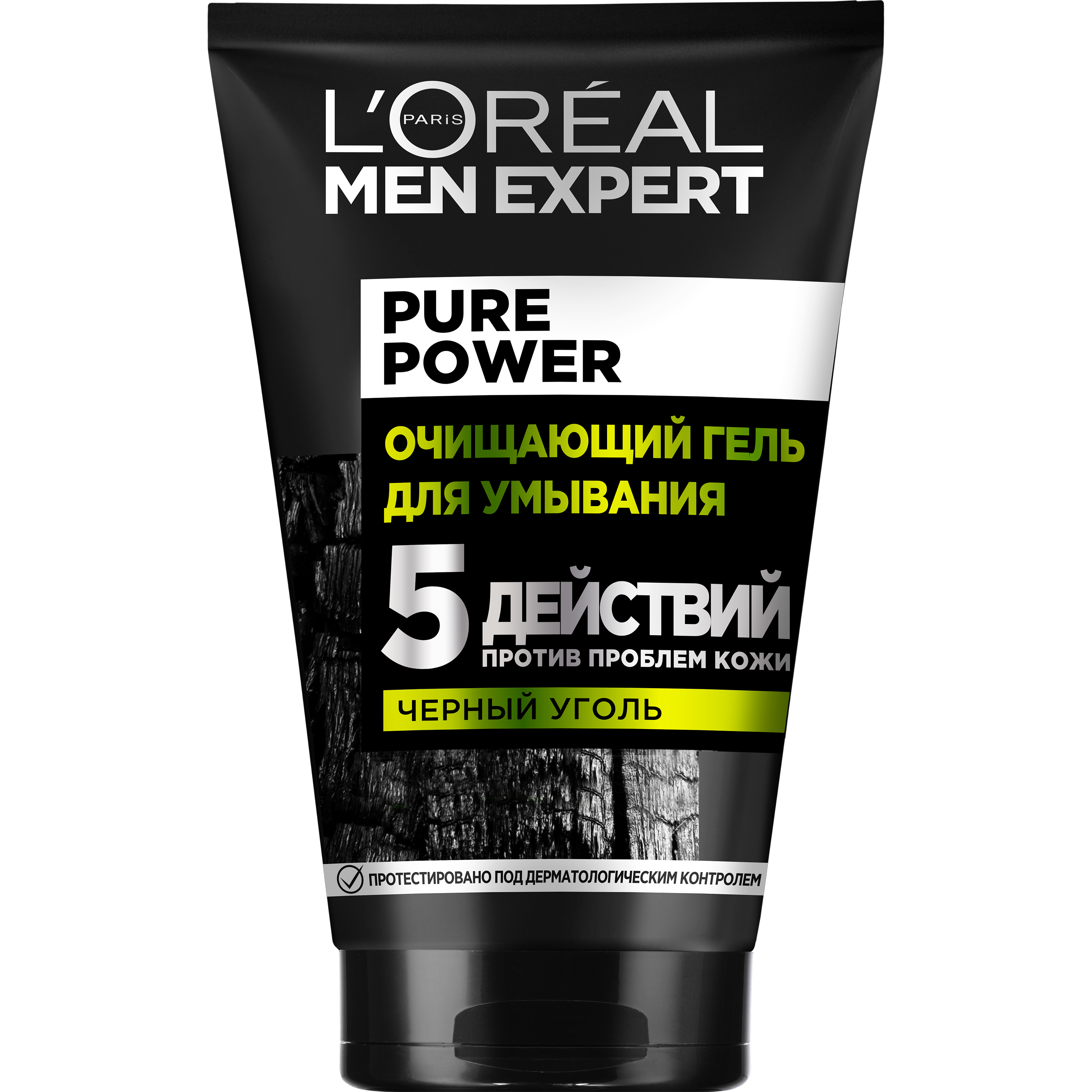 Очищуючий гель L’Oréal Paris Men Expert для комбінованої і жирної шкіри з недосконалостями, 100 мл - фото 1