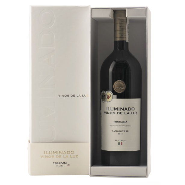 Вино Iluminado Vinos de La Luz gift box, красное, сухое, 0,75 л - фото 1