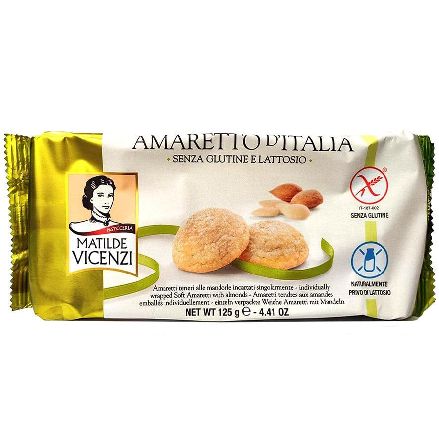 Печиво Matilde Vicenzi Amaretto d'Italia без глютену без лактози 125 г (829737) - фото 1