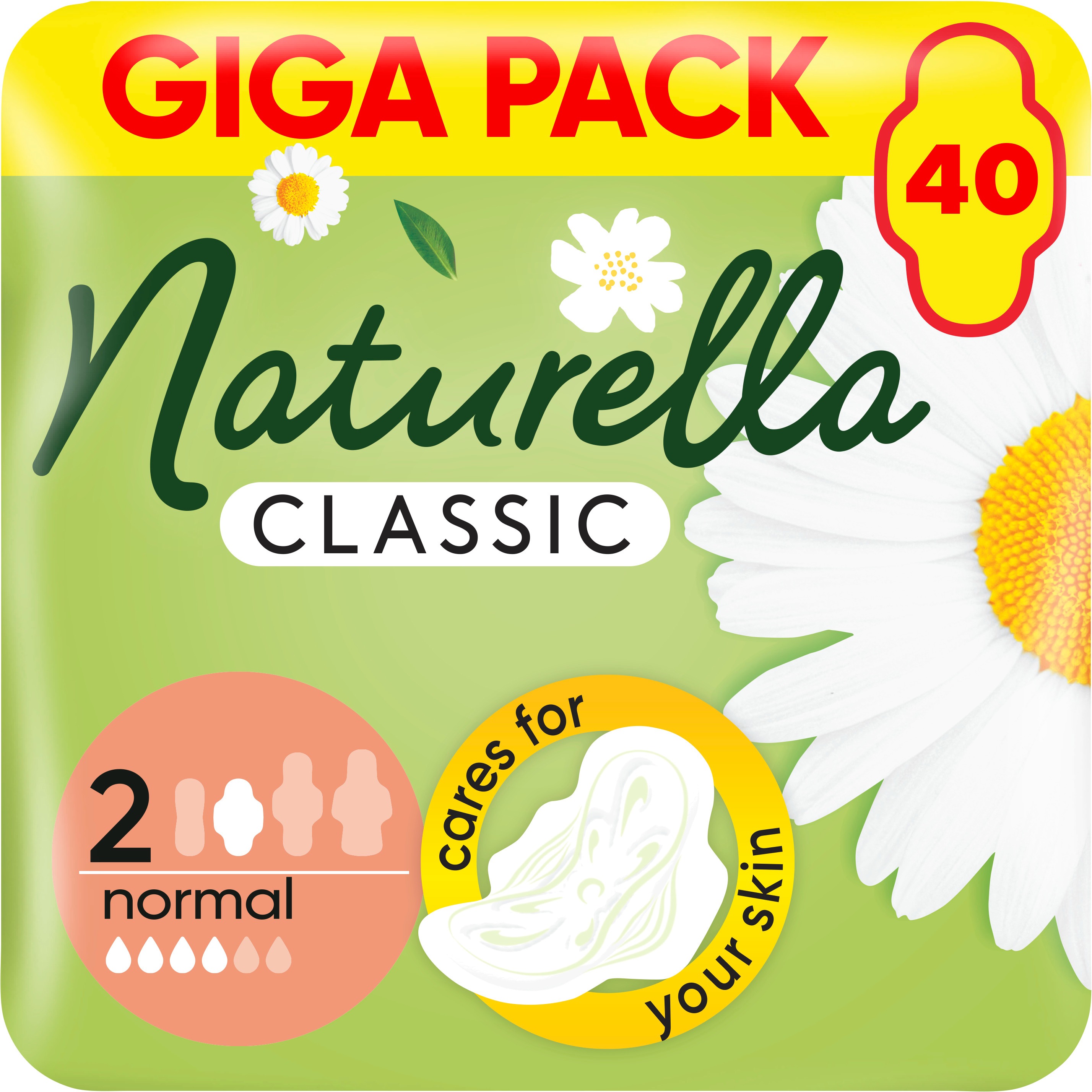 Гигиенические прокладки Naturella Classic Normal Quatro ароматизированы 40 шт. - фото 1