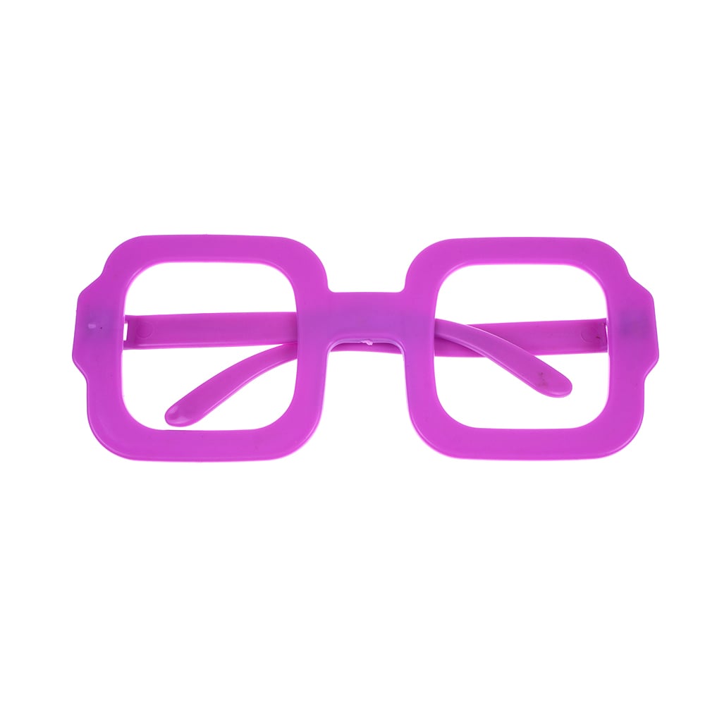 Очки карнавальные Offtop Прямоугольник, фиолетовый (870175) - фото 1