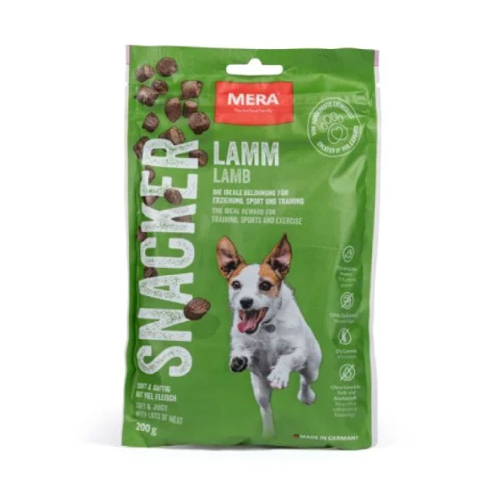 Лакомства для собак Mera Snacker Lamm, с ягненком, 200 г - фото 1