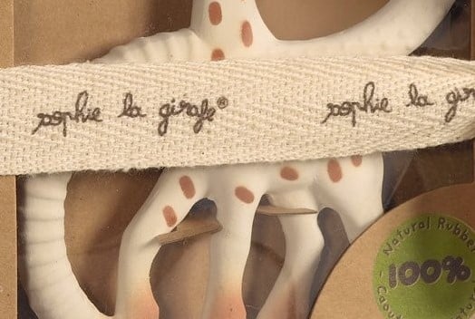 Прорезыватель с кольцами Vulli Жирафа Софи So Pure, мягкая, белый с коричневым (200318) - фото 3