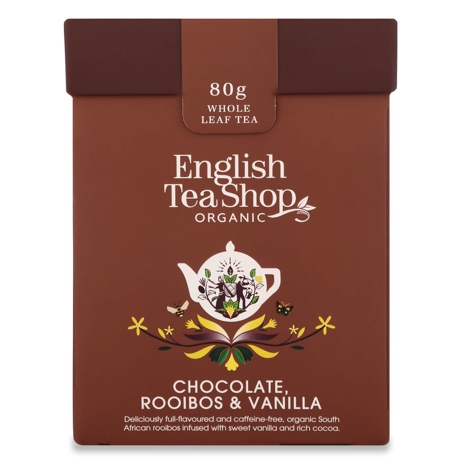 Чай Ройбуш English Tea Shop какао-ваніль, ложка, 80 г (818896) - фото 1