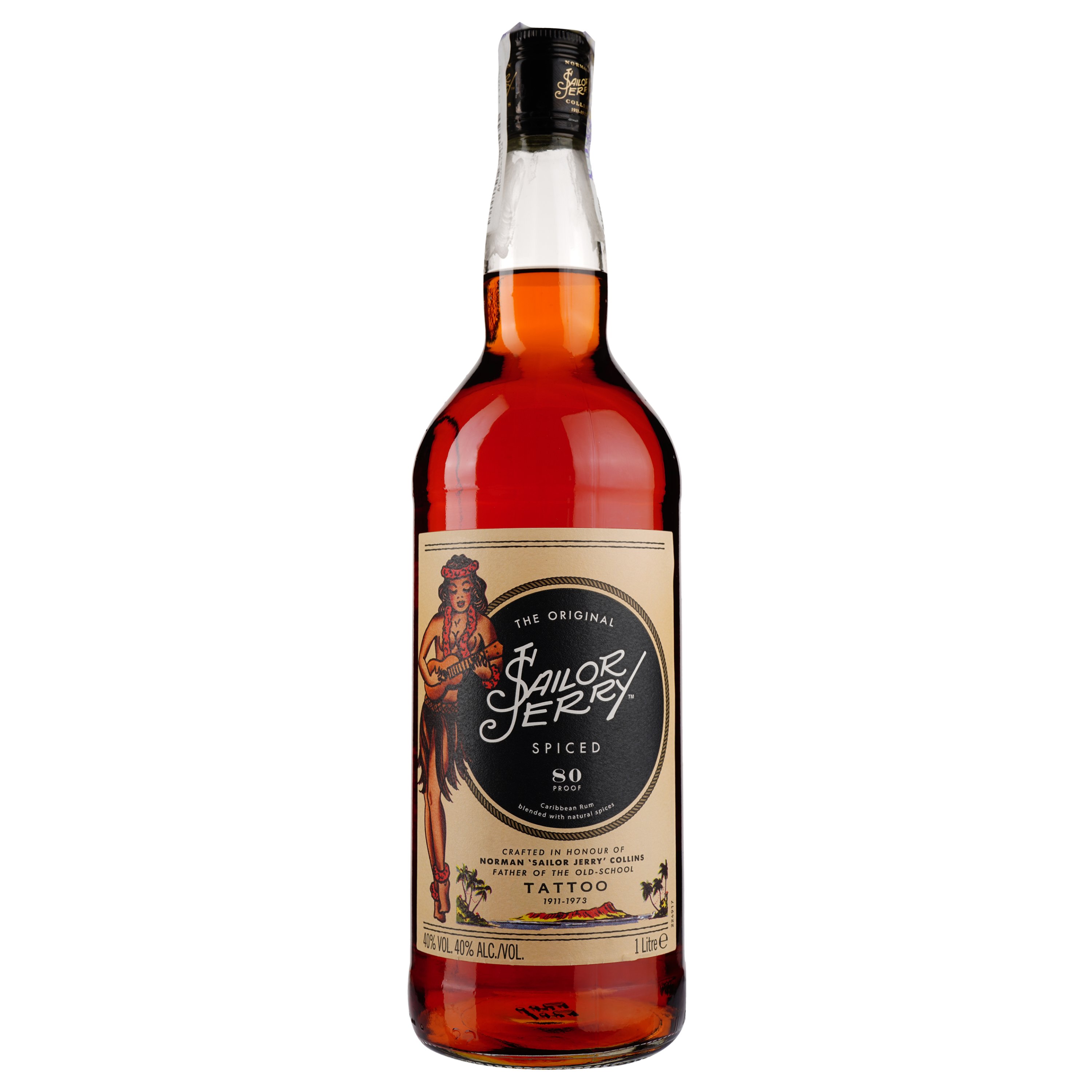 Ром Sailor Jerry Spiced, 40%, 1 л - фото 1