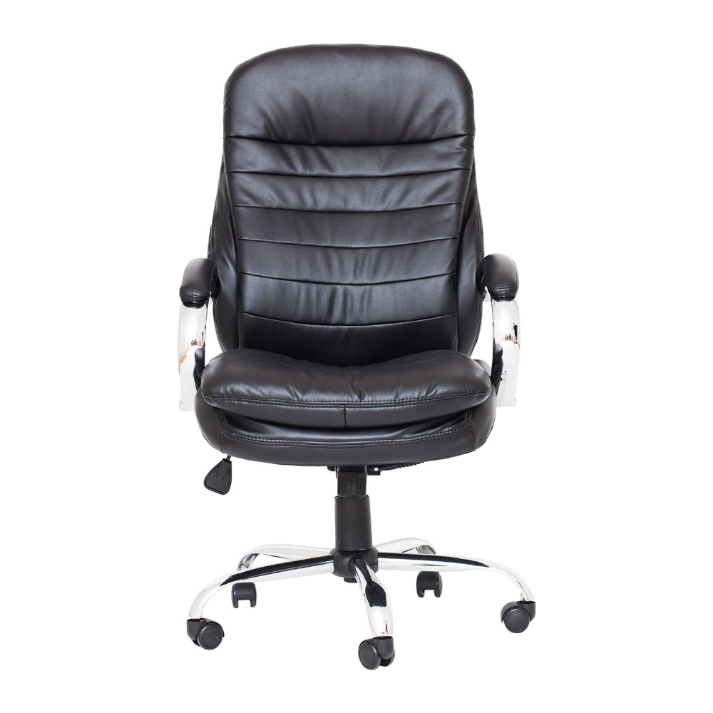 Кресло офисное Richman Валенсія В Хром M-2 Anyfix черный (RCM-1024) - фото 2