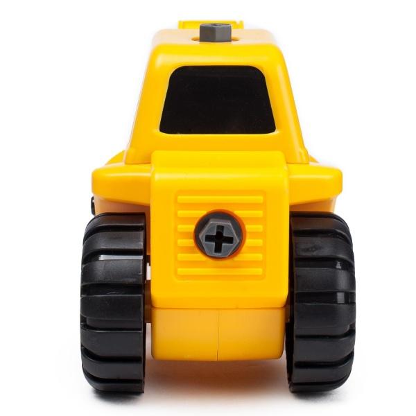 Трактор с экскаваторной установкой Kaile Toys, желтый (KL702-1) - фото 4