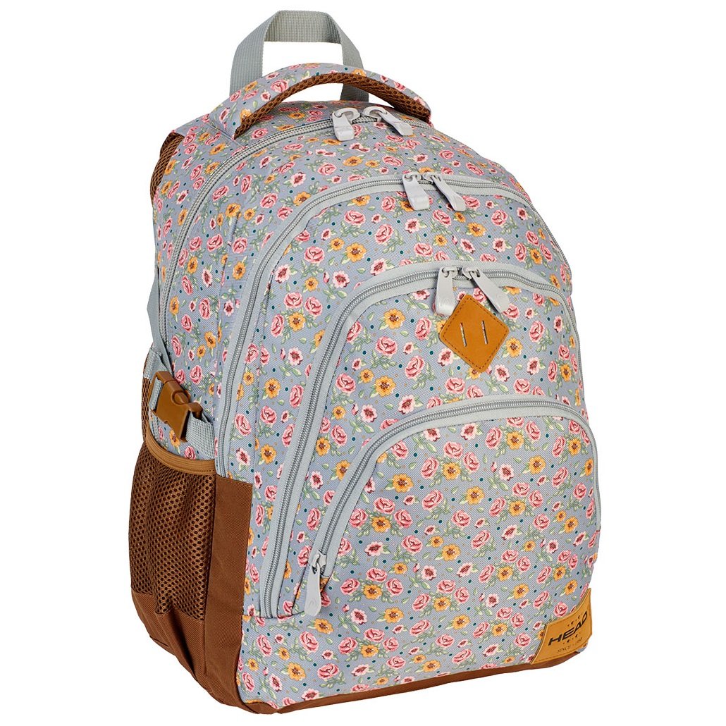 Фото - Шкільний рюкзак (ранець) Head Рюкзак шкільний ортопедичний  2 HD-117, 45х31 см, сірий з коричневим ( 
