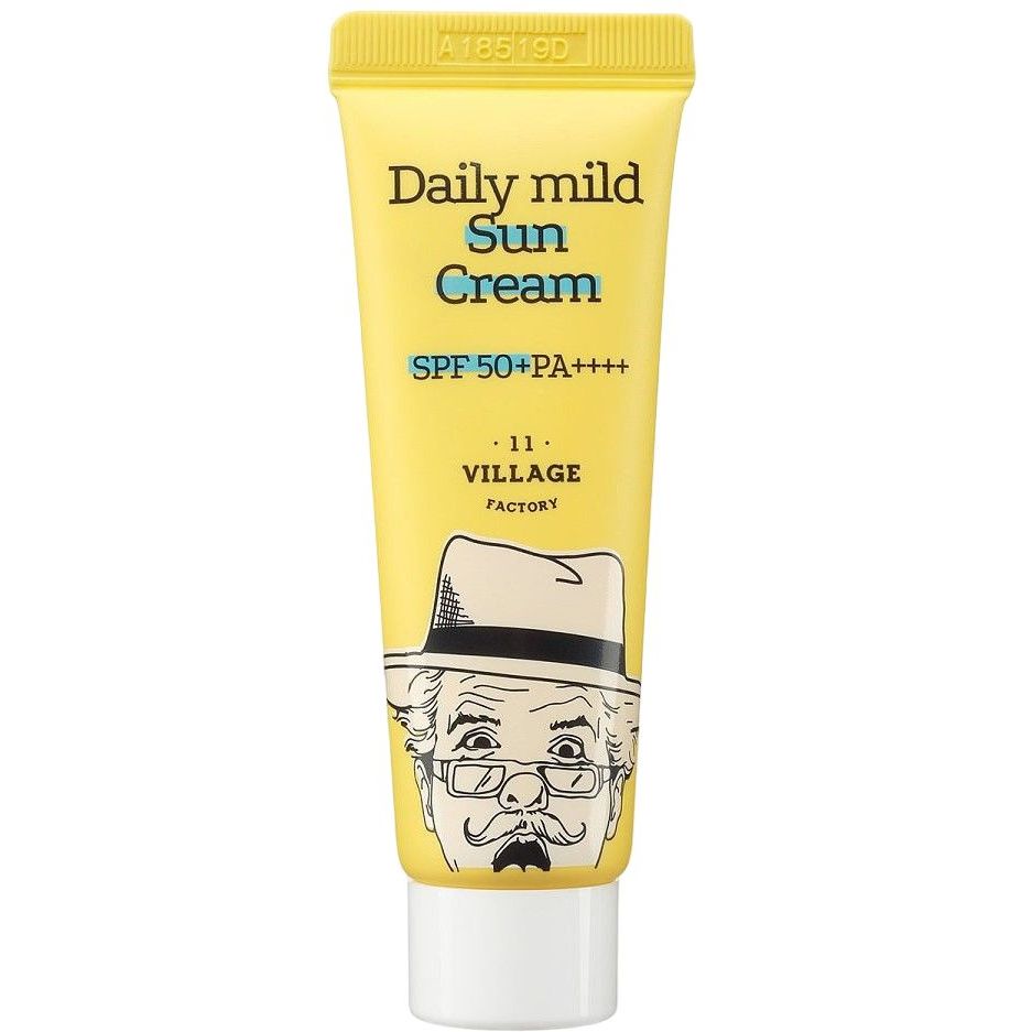 Солнцезащитный крем для ежедневного использования Village 11 Factory Daily Mild Sun Cream, SPF 50 + PA ++++, 50 мл - фото 1