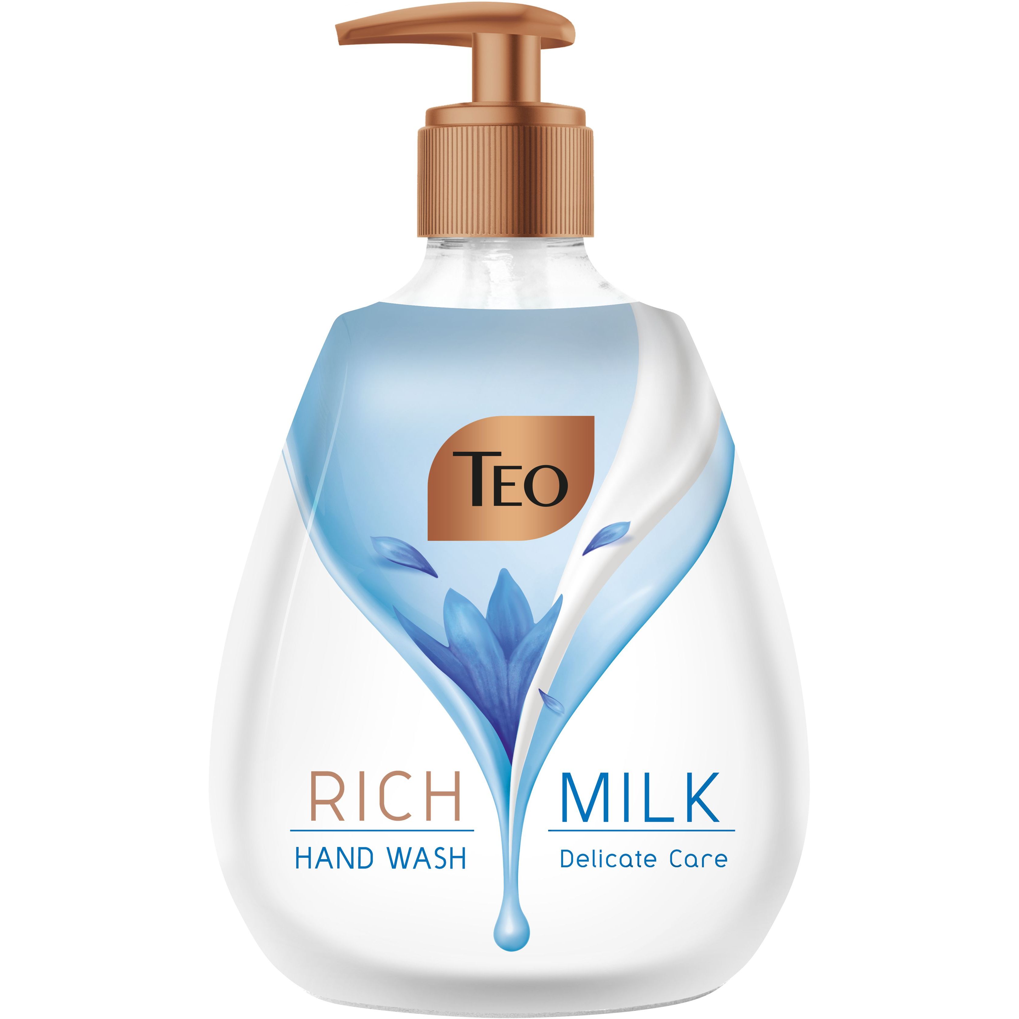 Мило рідке з дозатором Teo Rich Milk Delicate Care 400 мл (58237) - фото 1