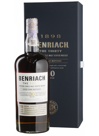 Виски BenRiach 30 yo Single Malt Scotch Whisky 46% 0.7 л в подарочной упаковке - фото 1