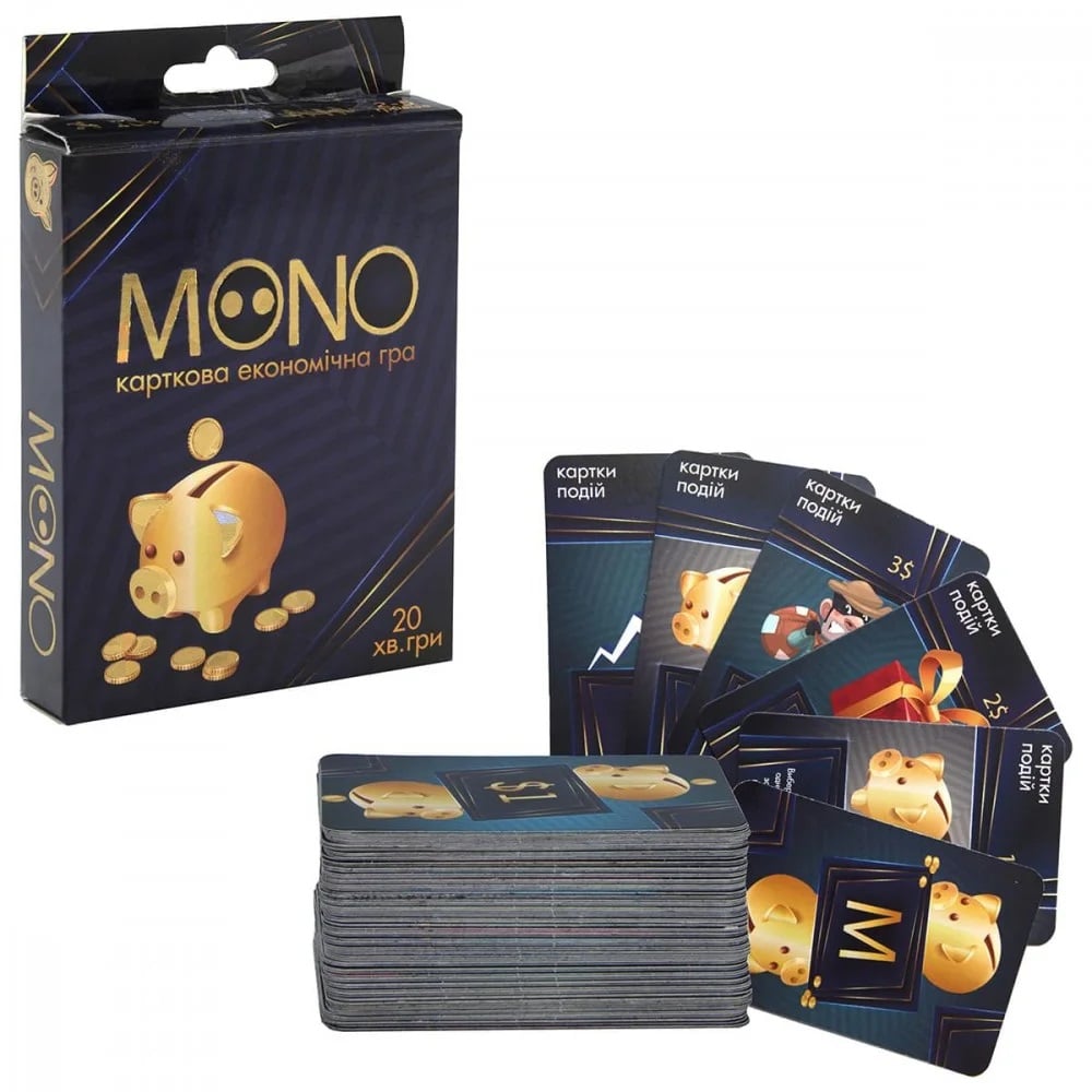Карткова гра Strateg Mono, укр. мова (30569) - фото 2