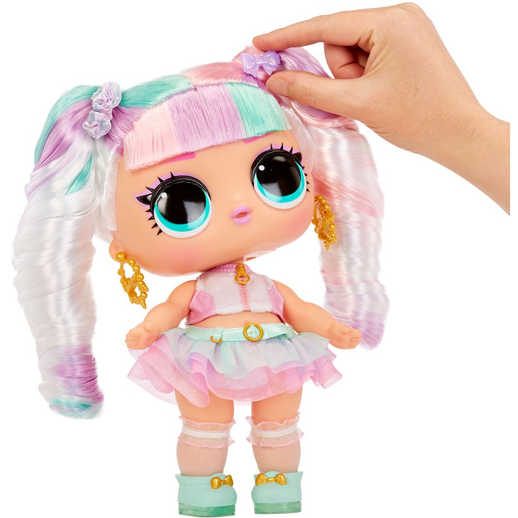 Игровой набор с мегакуклой L.O.L. Surprise Big Baby Hair Hair Hair Единорог (579717) - фото 4