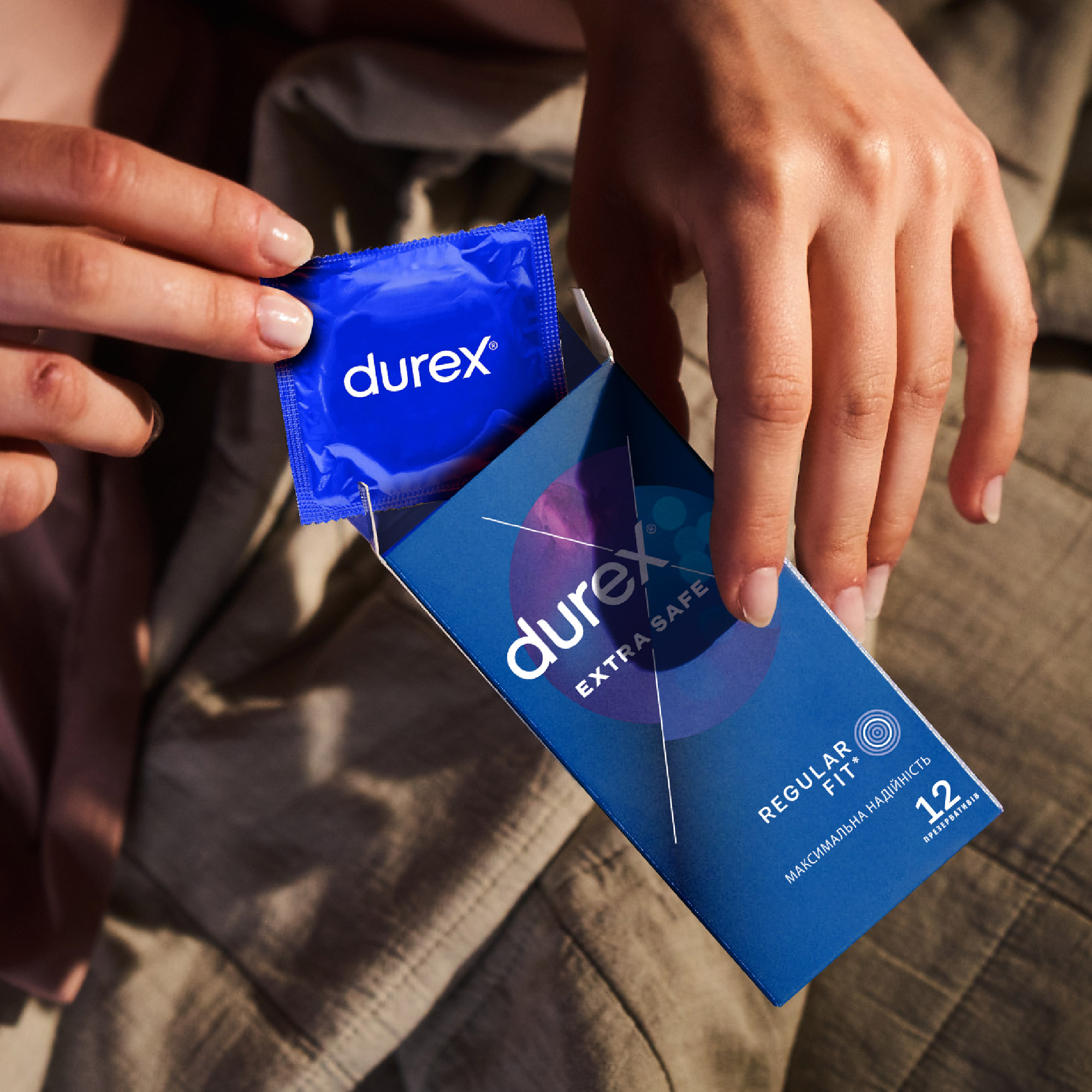 Презервативи латексні з силіконовою змазкою Durex Extra Safe, максимальна надійність, 12 шт. (8157146) - фото 6