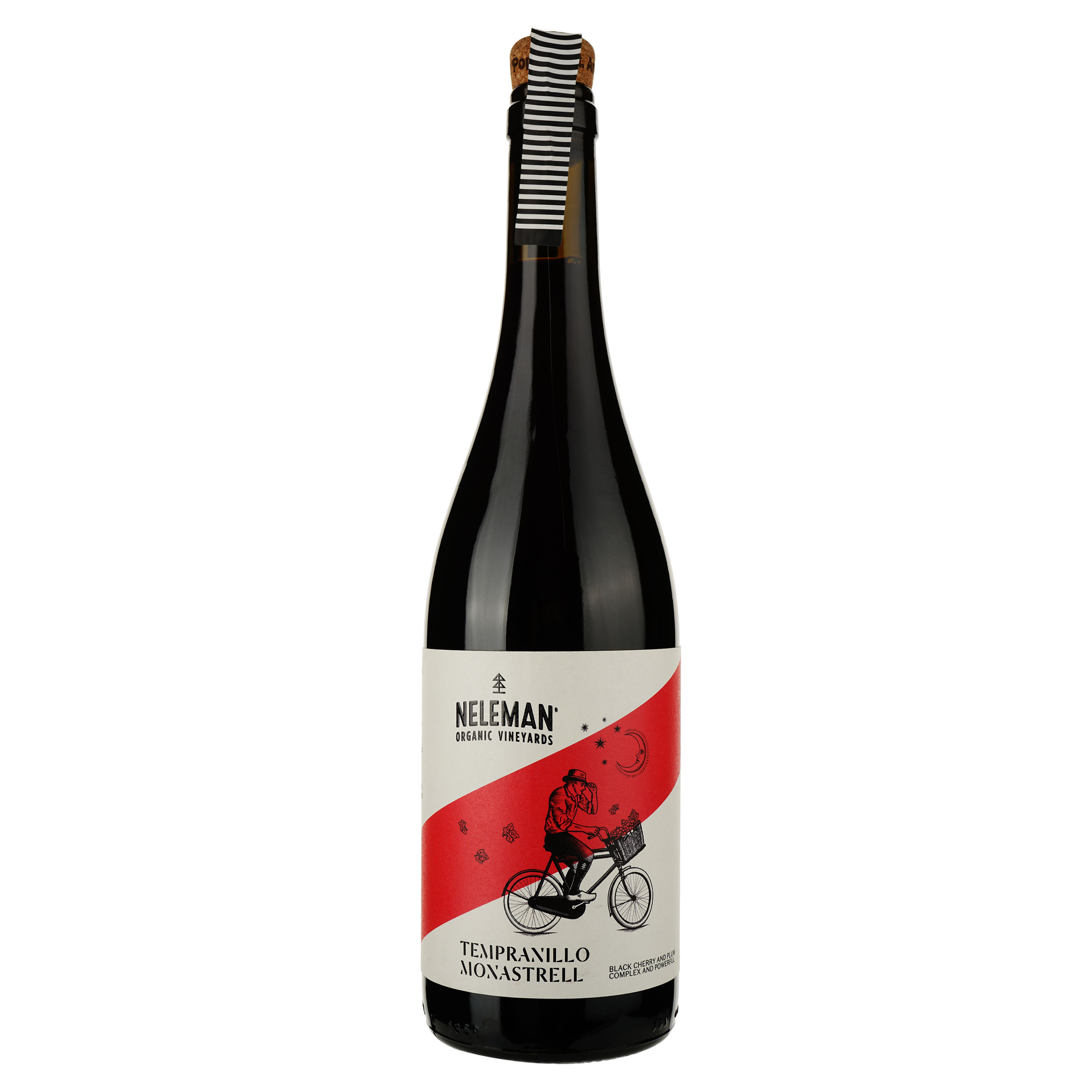 Вино Neleman Bike Tempranillo-Monastrell DO Valencia 2022, червоне, сухе, 0.75 л - фото 1