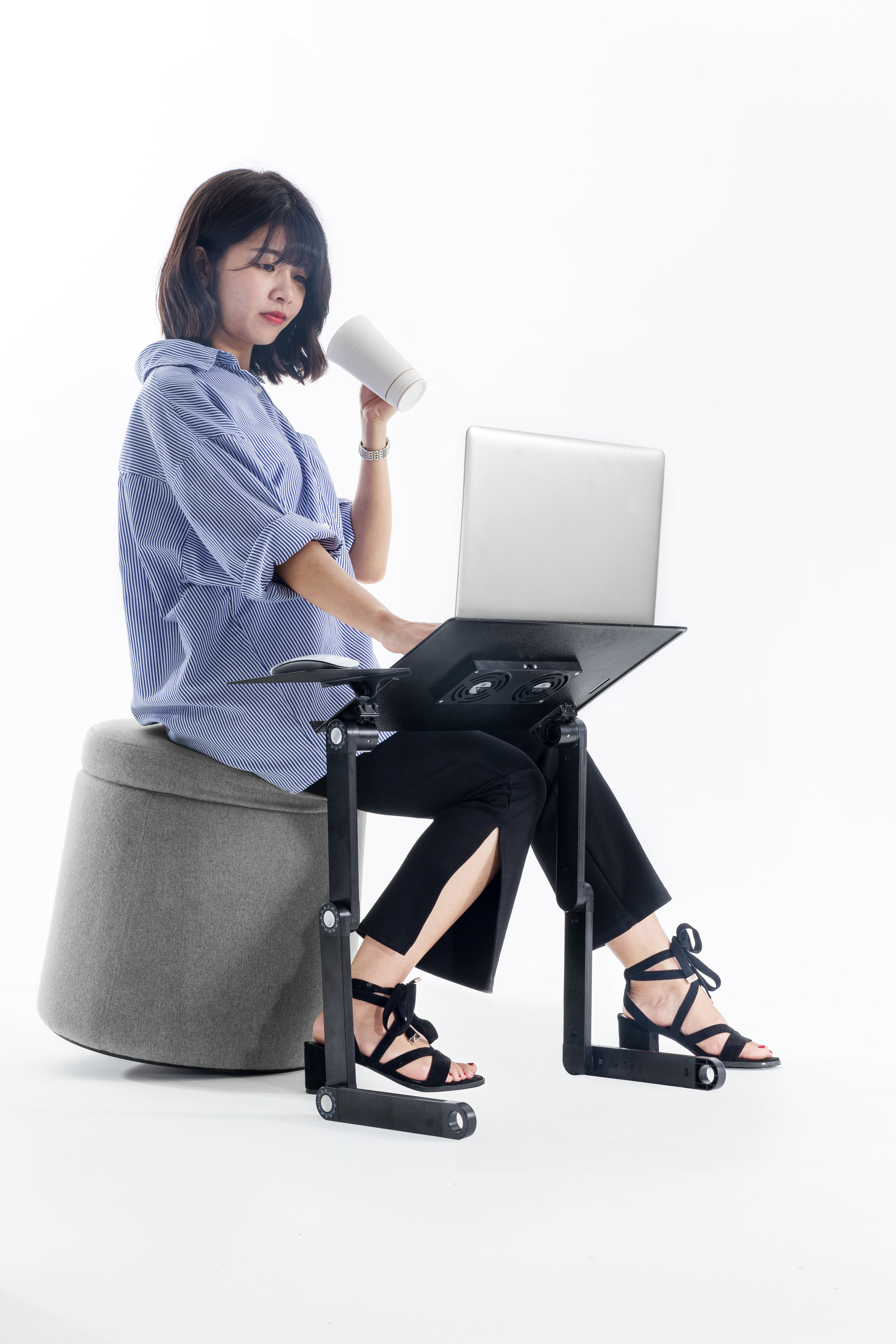 Охолоджуючий столик для ноутбука OfficePro Black (CD1230) - фото 20