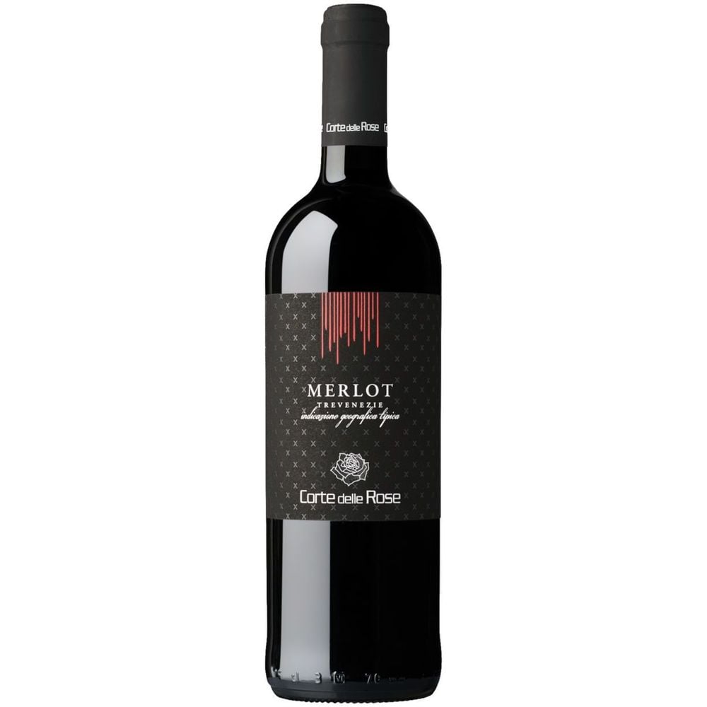 Вино Corte delle Rose Merlot Trevenezie IGT красное сухое 0.75 л - фото 1
