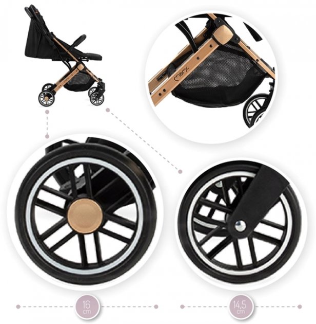 Детская коляска MoMi Estelle Black, черный (WOSP00003) - фото 8