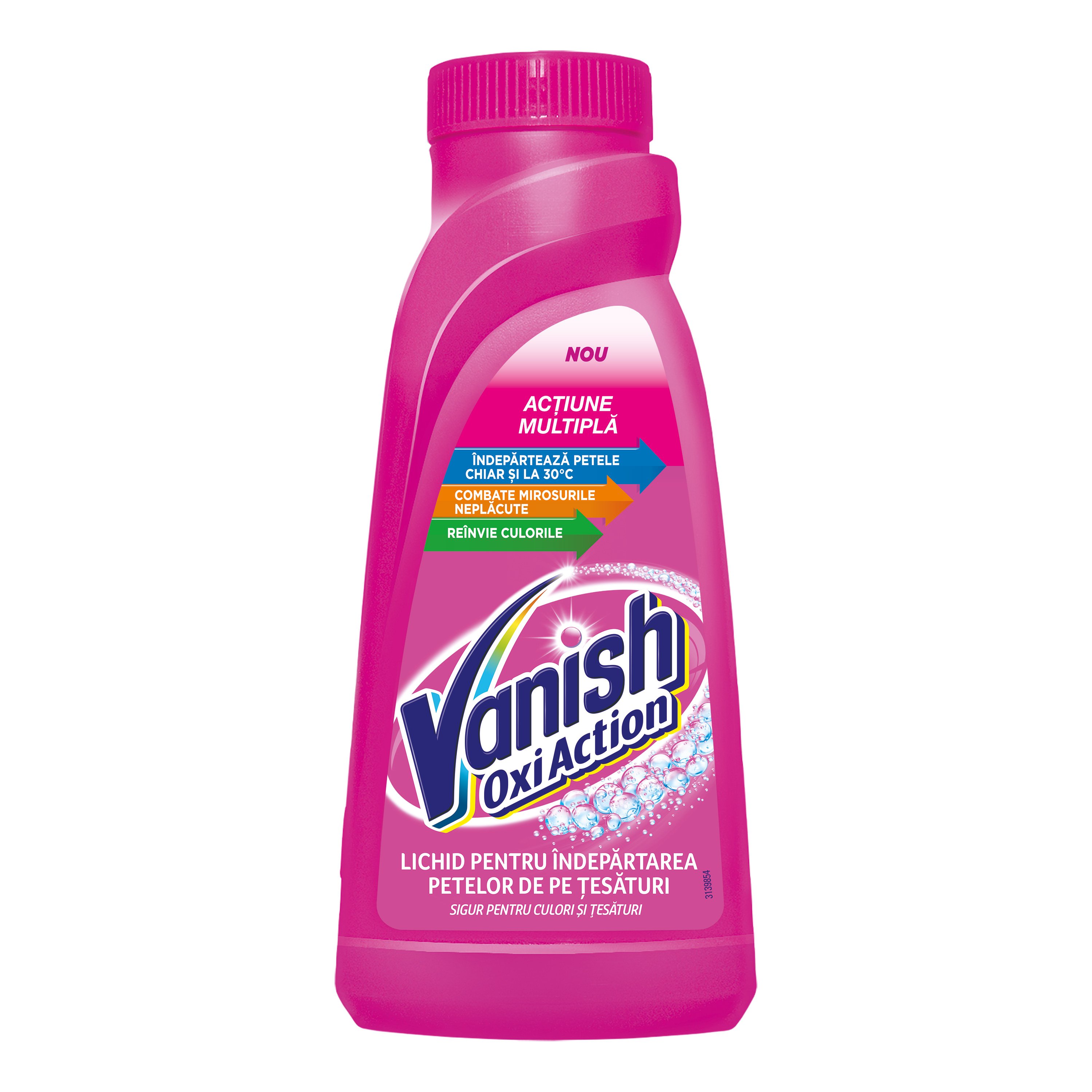 Пятновыводитель жидкий для тканей Vanish Oxi Action, 450 мл - фото 1