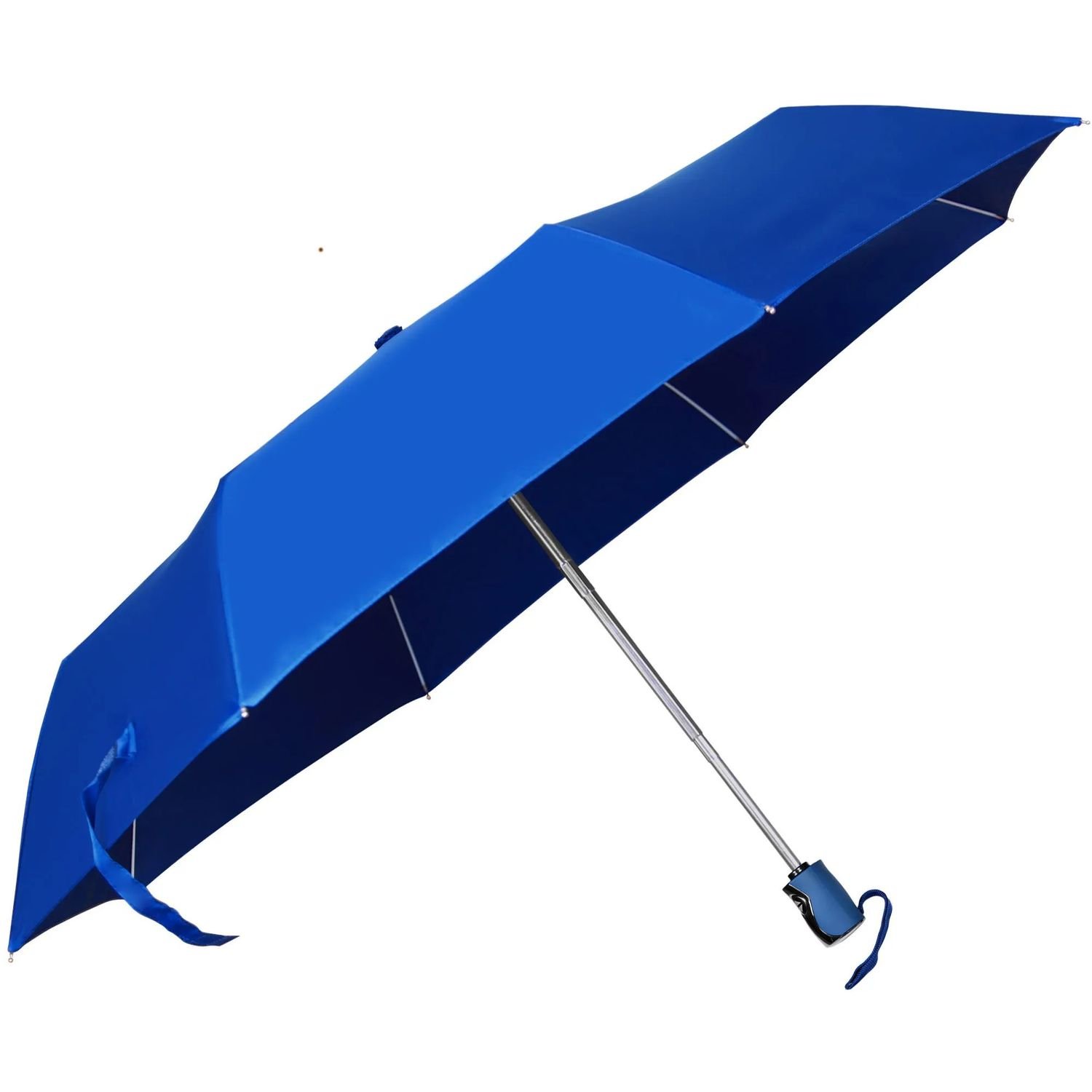Зонт складной Bergamo Rich, темно-синий (4551044) - фото 1