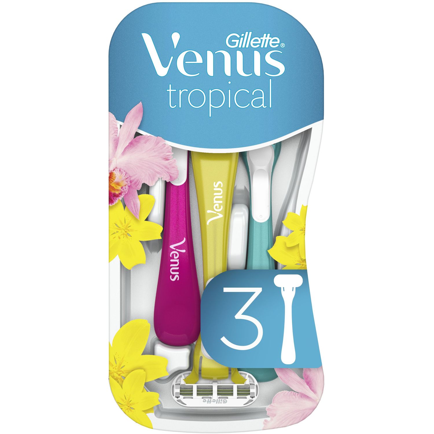 Бритвы одноразовые Gillette Venus Tropical, 3 шт. - фото 2