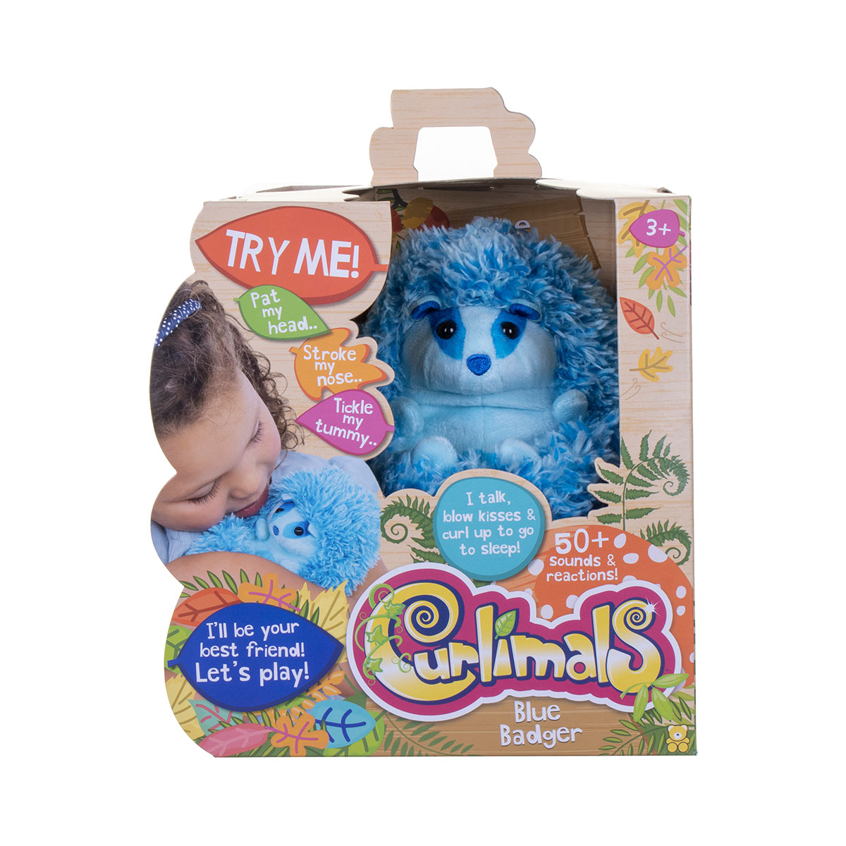 Интерактивная игрушка Curlimals Барсук Блу (3710) - фото 11