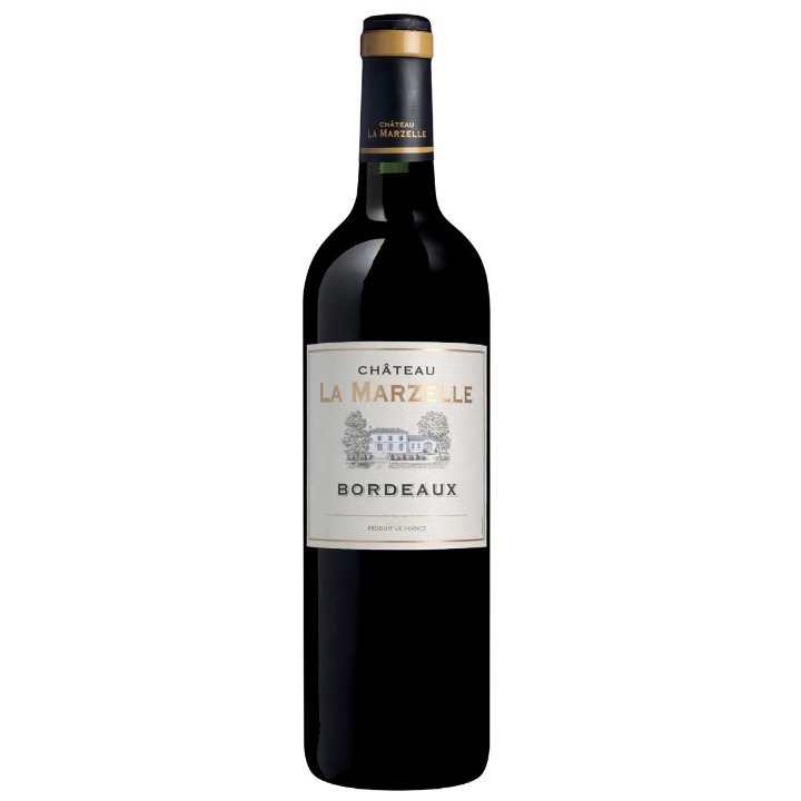 Вино Cordier Chateau La Marzelle, червоне, сухе, 13,5%, 0,75 л (8000018392033) - фото 1