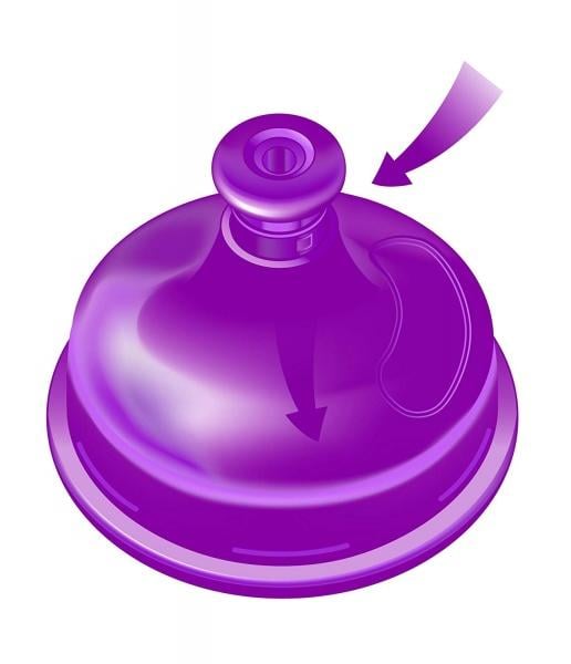 Поїльник Nip PP Kids Cup Єдиноріг, фіолетовий, 330 мл (35052) - фото 3