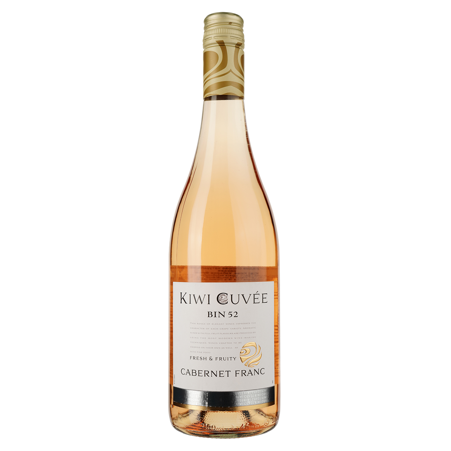 Вино Kiwi Cuvee Каберне Фран IGP Loire, напівсухе, рожеве, 11,5%, 0,75 л - фото 1