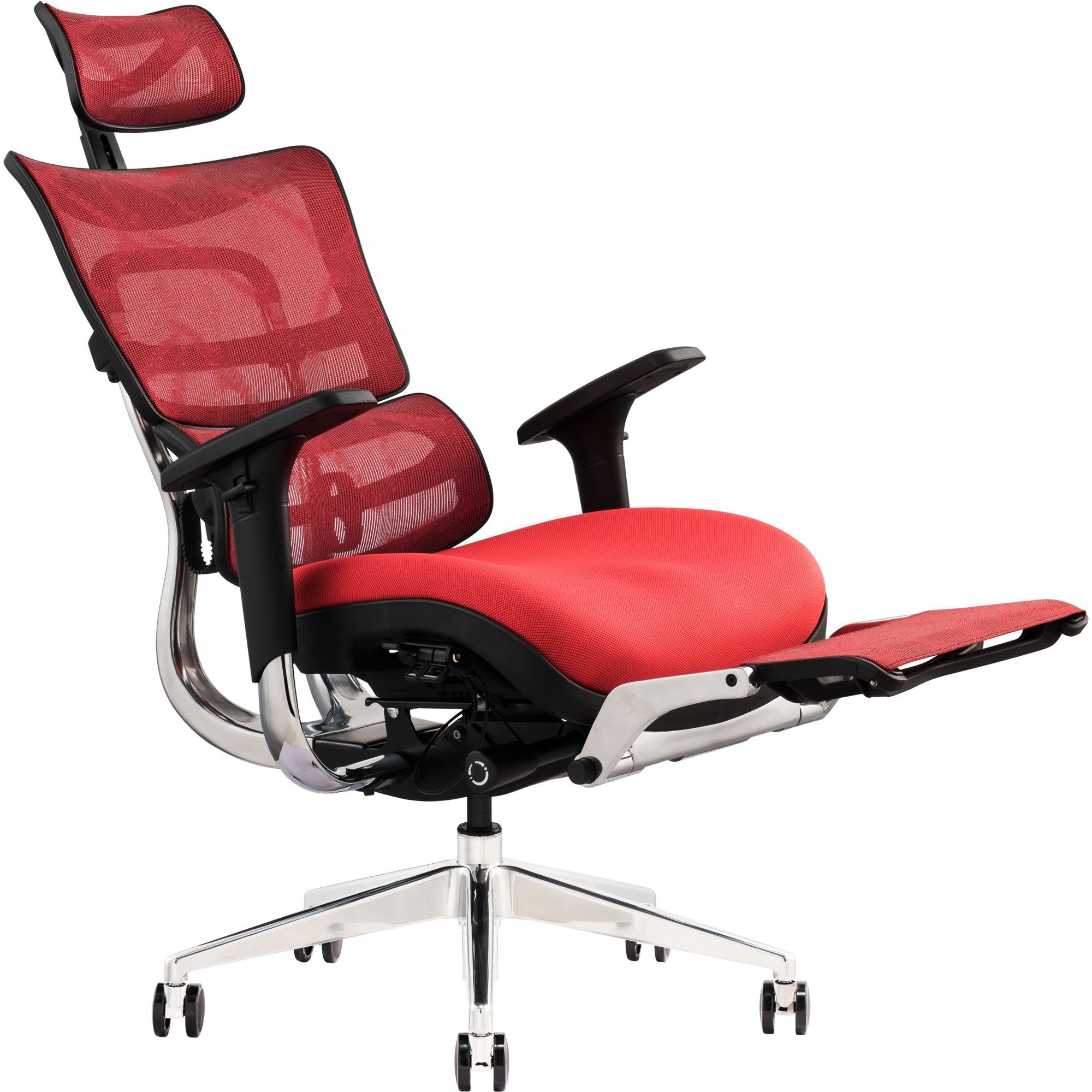 Офисное кресло GT Racer X-802L (W-72 B-42), красное (X-802L Red (W-72 B-42)) - фото 5