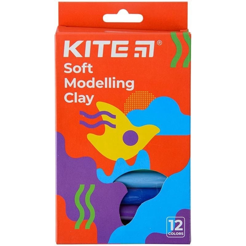 Пластилін восковий Kite Fantasy 12 кольорів 200 г (K22-086-2) - фото 1