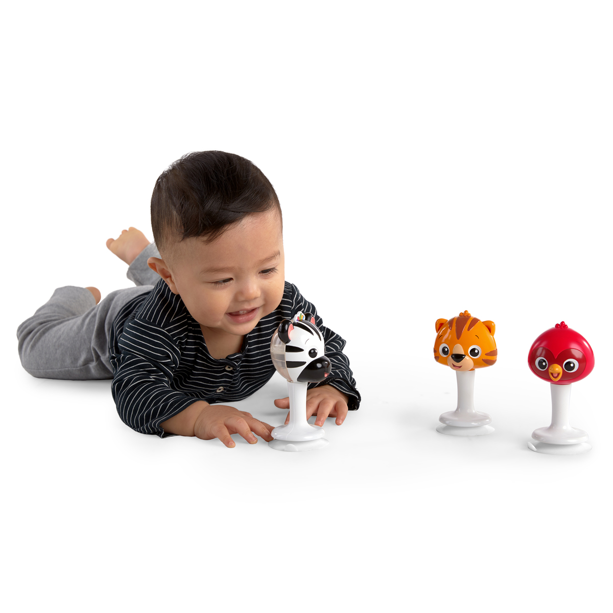 Игрушка на присоске Baby Einstein Rattle&Jingle Trio (12359) - фото 3