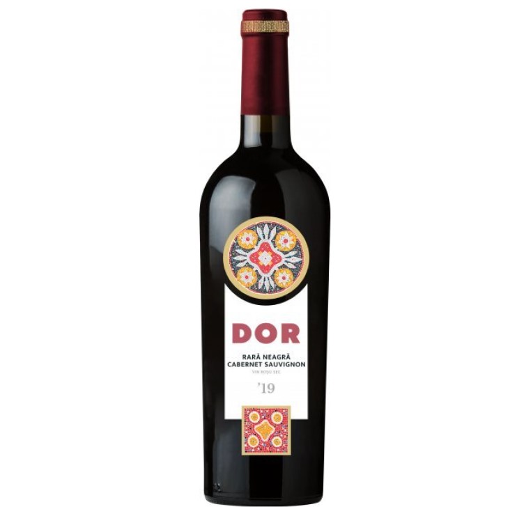 Вино Bostavan DOR Rara Neagra&Cabernet Sauvignon, 13%, 0,75 л (AU8P040) - фото 1