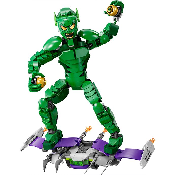 Конструктор LEGO Super Heroes Marvel Фигурка Зеленого гоблина для сборки 471 деталь (76284) - фото 3